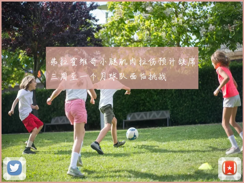 弗拉霍维奇小腿肌肉拉伤预计缺席三周至一个月球队面临挑战