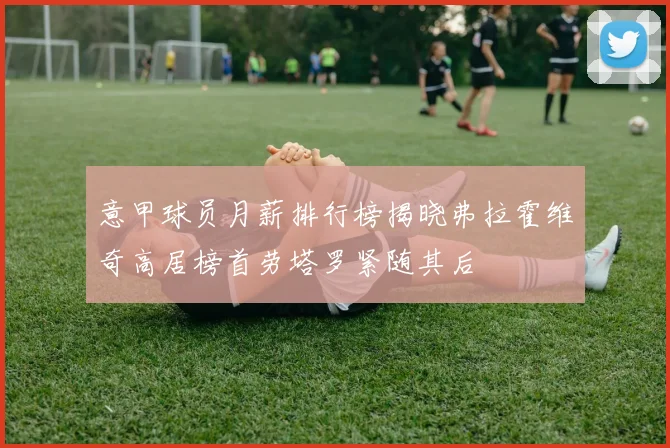意甲球员月薪排行榜揭晓弗拉霍维奇高居榜首劳塔罗紧随其后
